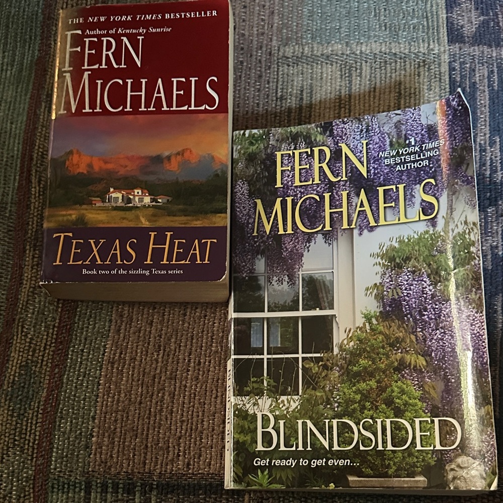 Michaels Red and Purple Book Set - Texas Heat & Blindsided